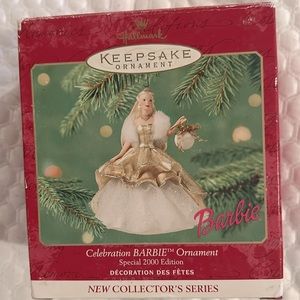 2000 hallmark celebration barbie ornament